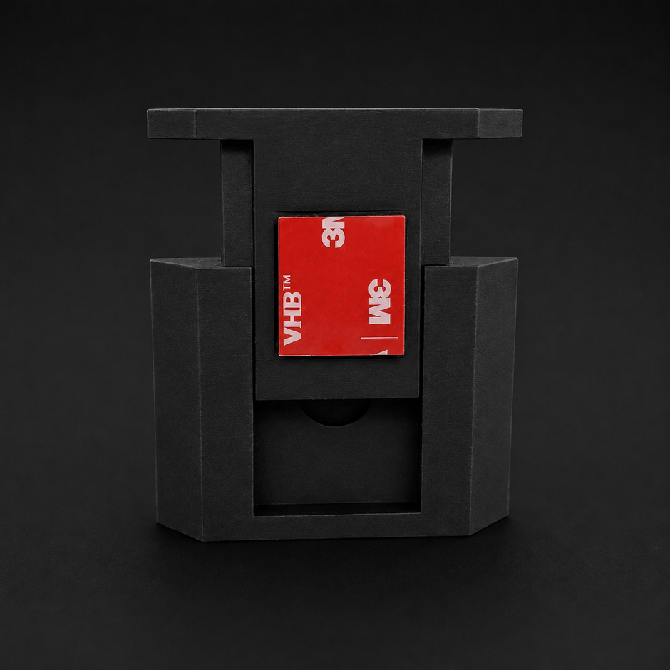 MAGNETIC SECURE CLIP PLATE HOLDERS