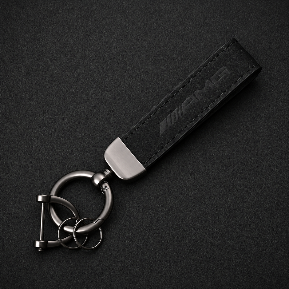 Mercedes AMG Leather Keyring