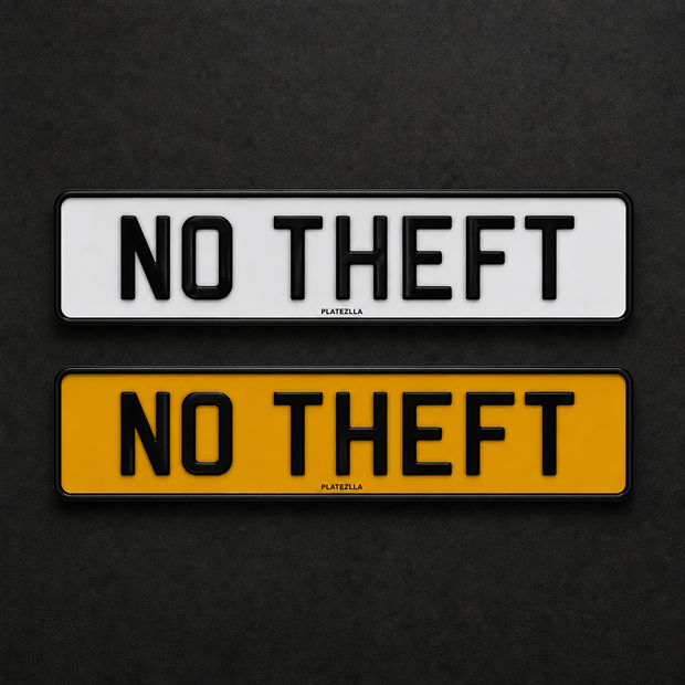 3D & 4D ANTI-THEFT METAL PLATES