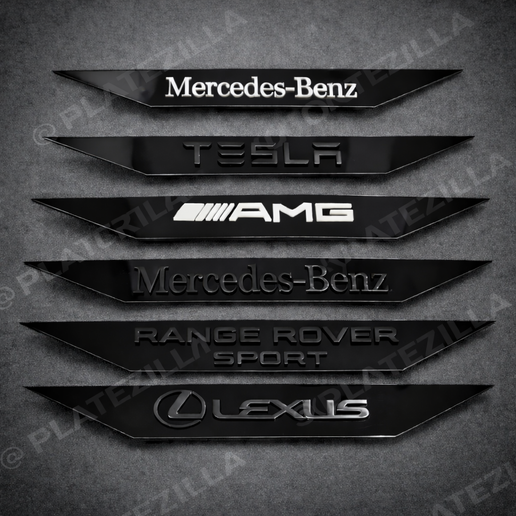 Luxury Logo Plate Shins