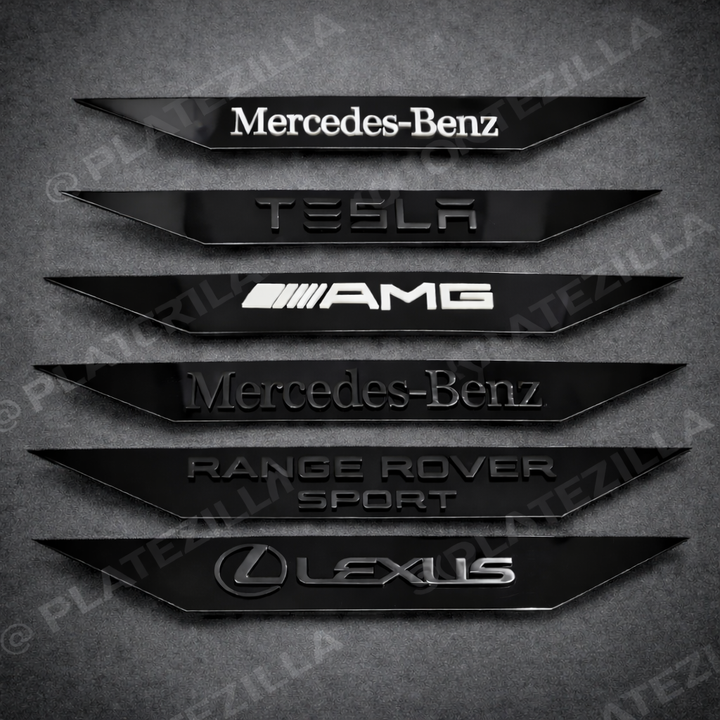 Luxury Logo Plate Shins