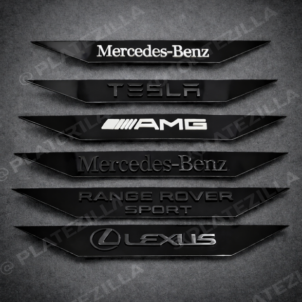 Luxury Logo Plate Shins