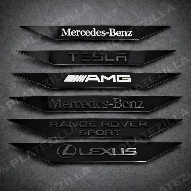 Luxury Logo Plate Shins