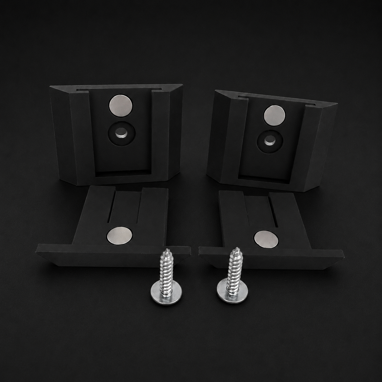 MAGNETIC SECURE CLIP PLATE HOLDERS