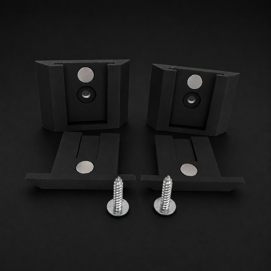 MAGNETIC SECURE CLIP PLATE HOLDERS