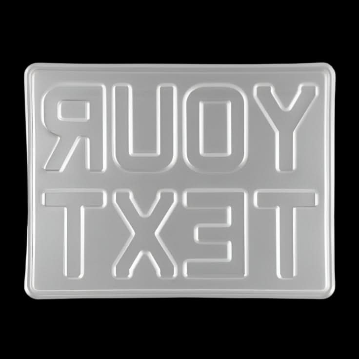 Mini Vintage Metal Pressed Plate bike