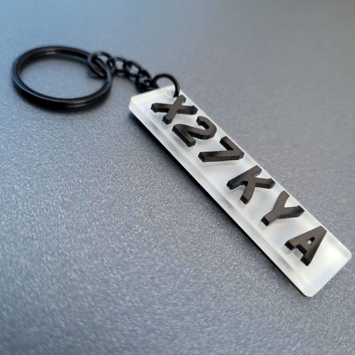 Custom Car Number Plate Keyrings – Unique Gifts for Motor Fans