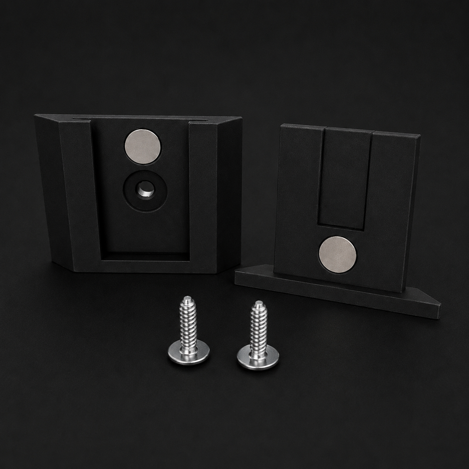 MAGNETIC SECURE CLIP PLATE HOLDERS