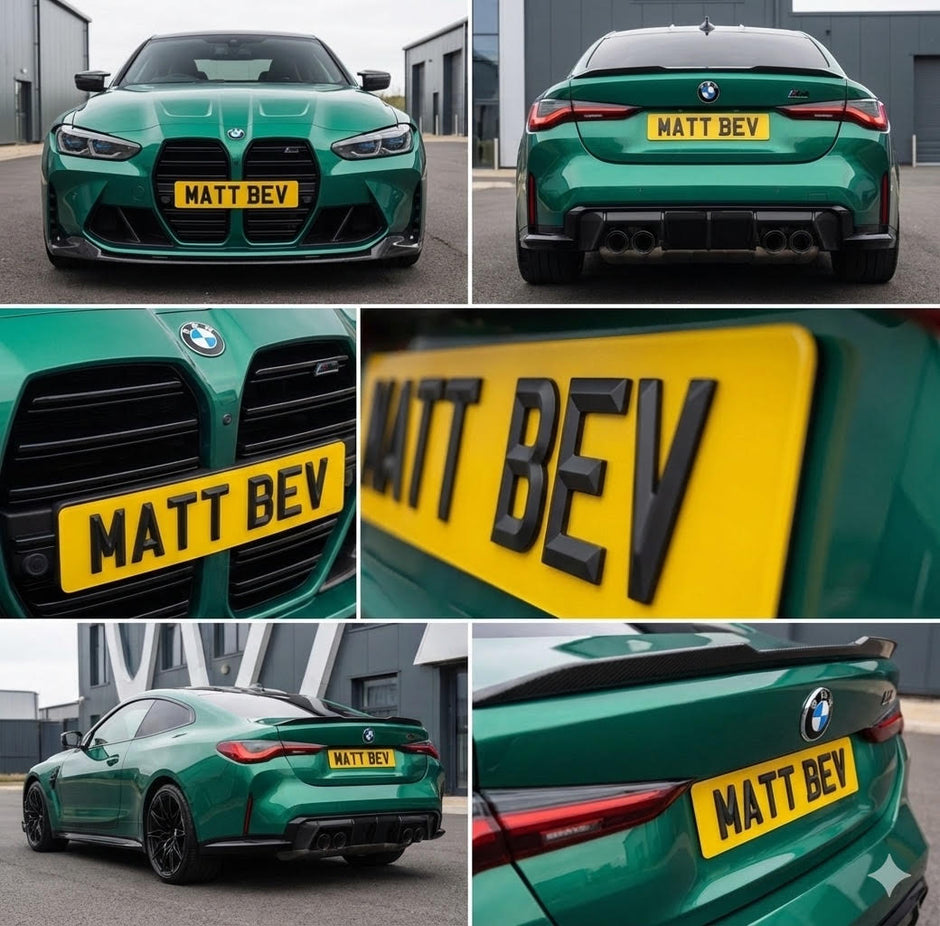 4D MATT BEVEL PLATES