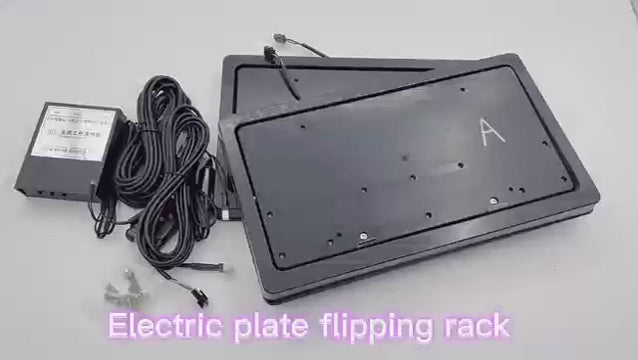 UK Standard Car Plate Frame Front/Rear for Car Shows Track Events Remote Control