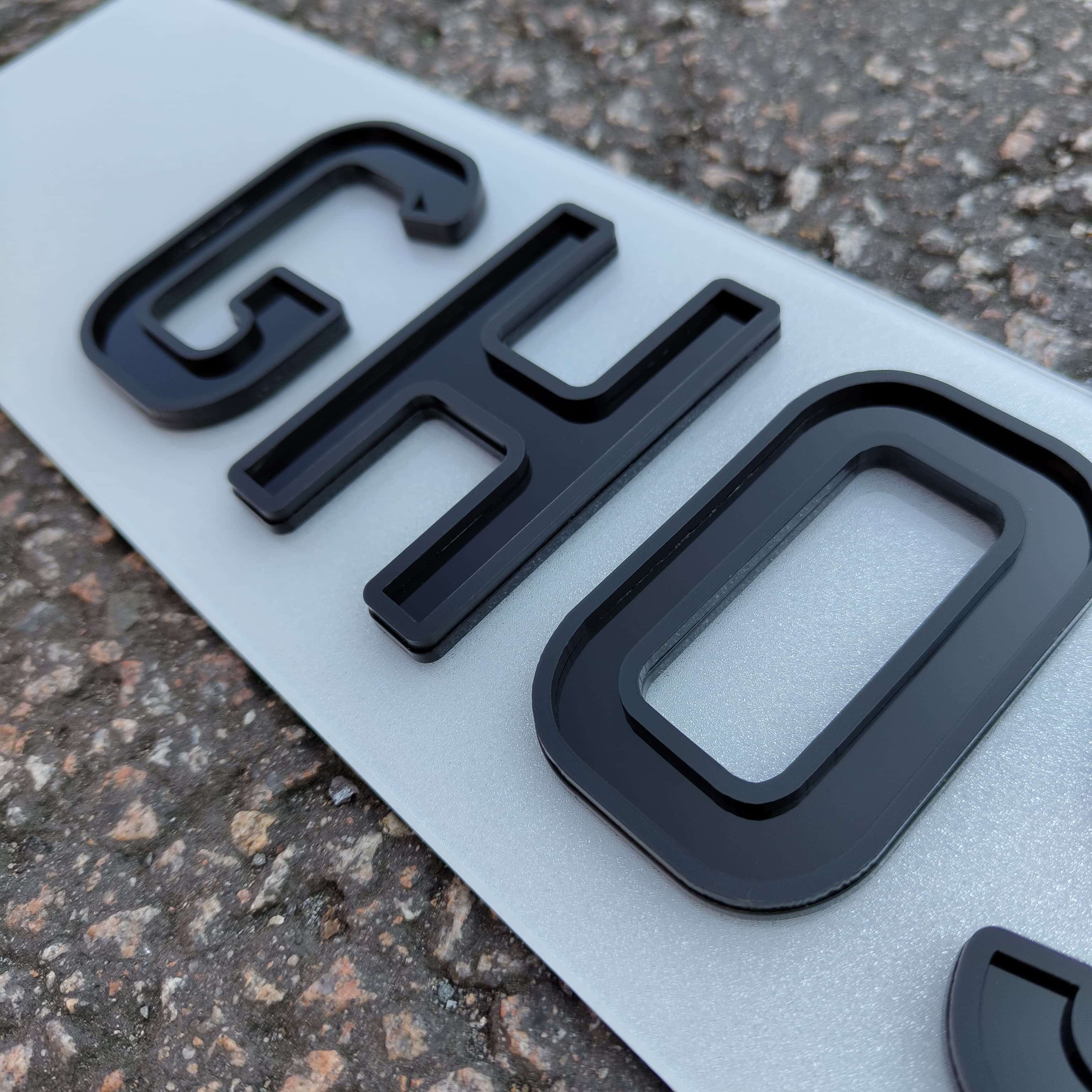 4D Ghost Acrylic Plates