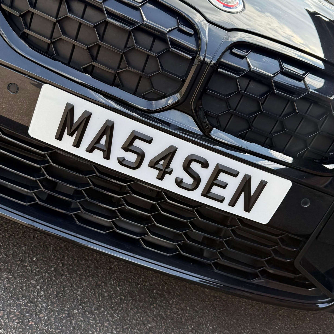BEVEL MATT 4D NUMBER PLATES