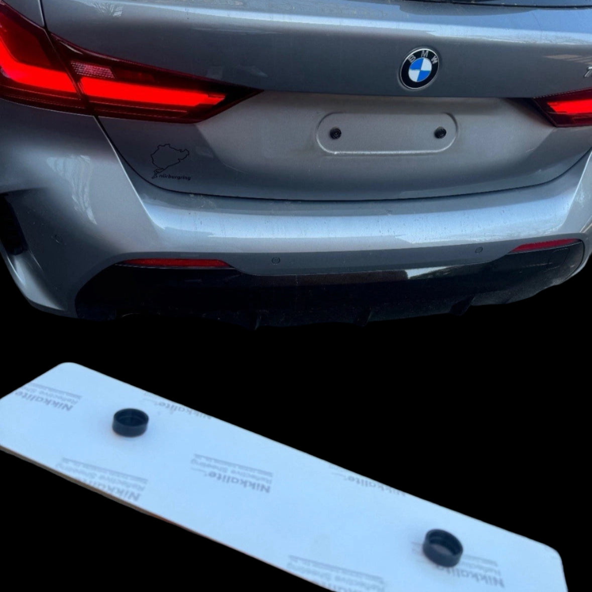 Platezilla Magnetic Removable Numberplate Kit