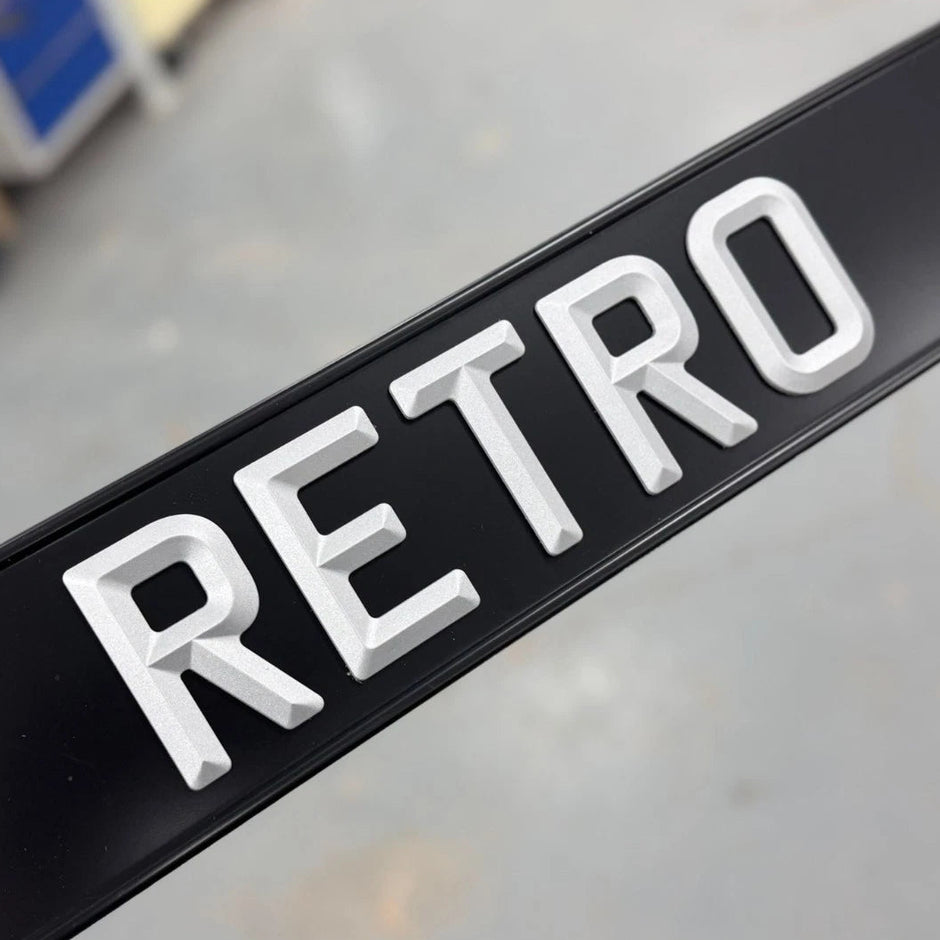 4D RETRO MATT BEVEL PLATES RETRO