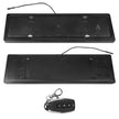 UK Standard Car Plate Frame Front/Rear for Car Shows Track Events Remote Control