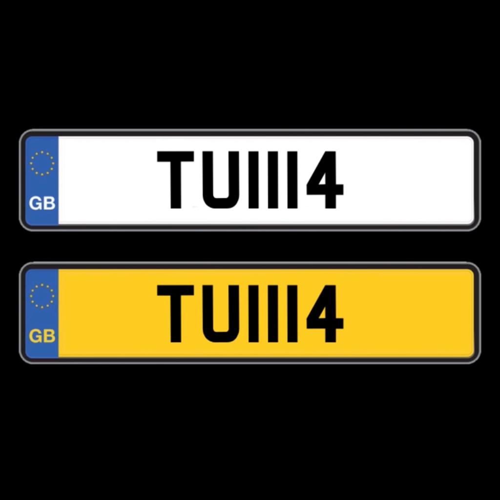 Registration Plates |  Number Plates in UK  | TU111A4