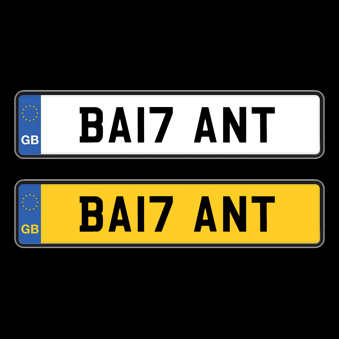 Personlised Number Plates