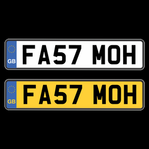 Private Registration Plates