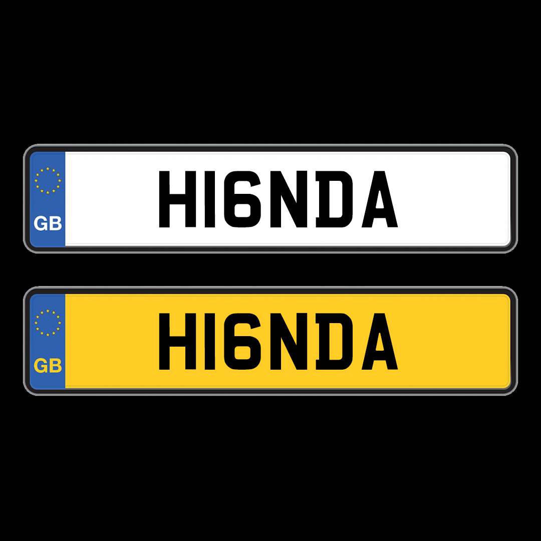 Number plate-H16NDA (POA)-Plate Zilla