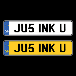 Best Number Plates - JU5 1NK U SOLD-Plate Zilla