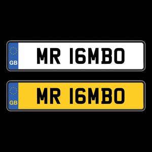Number Plates - MR 16MBO (POA)-Plate Zilla