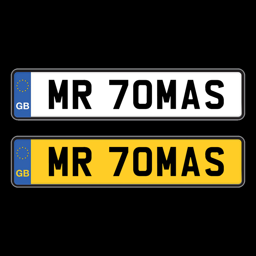 number Plates - MR 70MAS-Plate Zilla