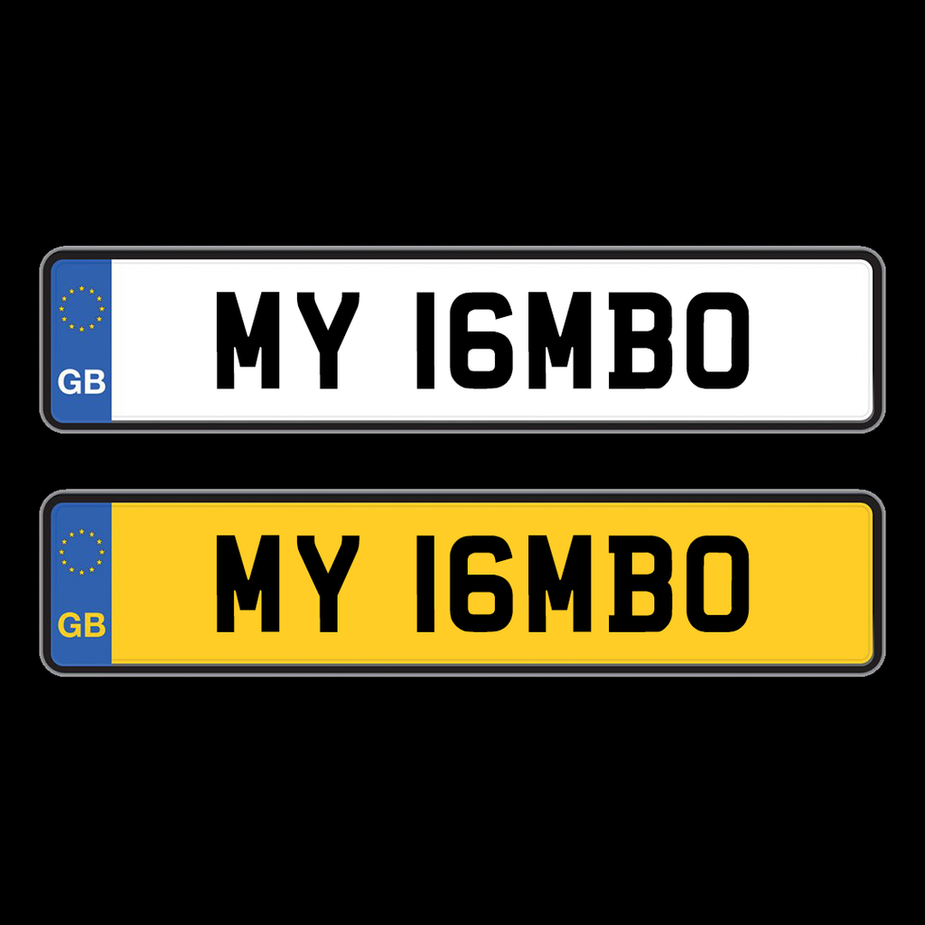 vehicle registration plates | MY 16MBO-Plate Zilla