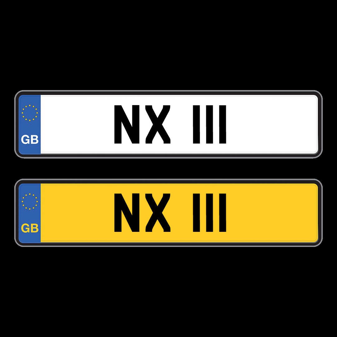Personlised Number Plates | NX 111-Plate Zilla