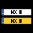 Personlised Number Plates | NX 111-Plate Zilla