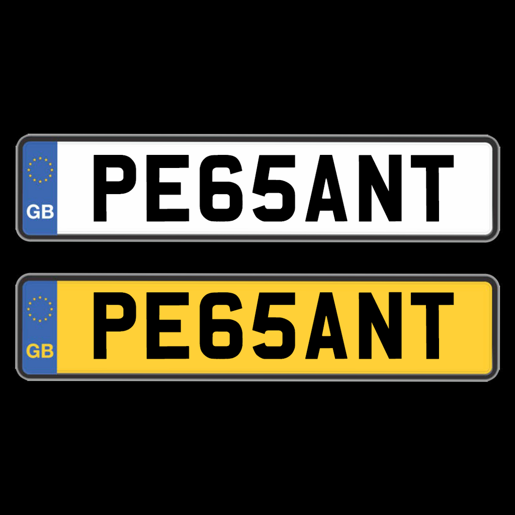 private number plate