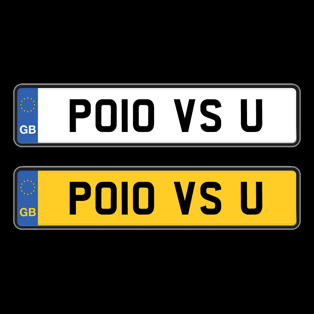 Number Plates | PO10 VS U-Plate Zilla