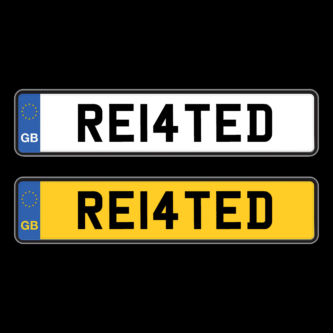 Private Number Plates in UK | RE14TED-Plate Zilla