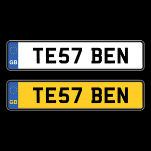 Private Number Plates | Number Plates | Plate Zilla,TE57 BEN-Plate Zilla