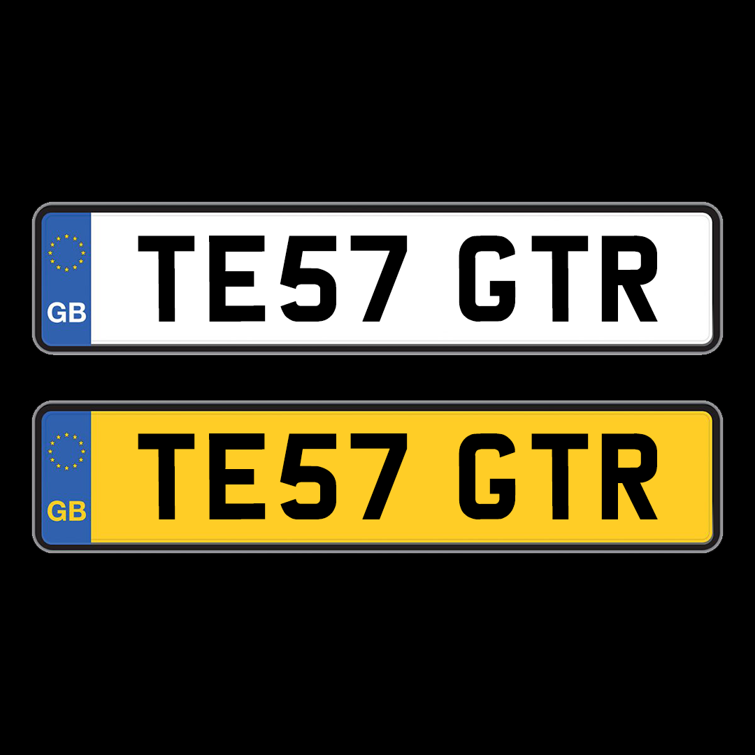 Number Plates in UK | TE57 GTR-Plate Zilla