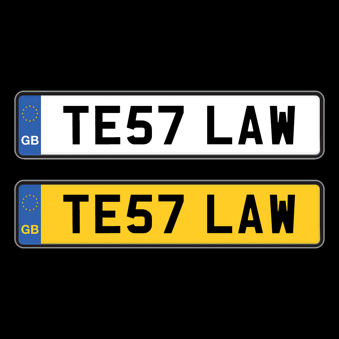 Personlised Number Plates | TE57 LAW-Plate Zilla