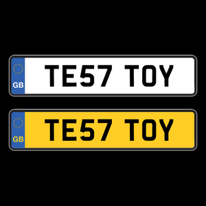 Personlised Number Plates  | TE57 TOY (POA)-Plate Zilla