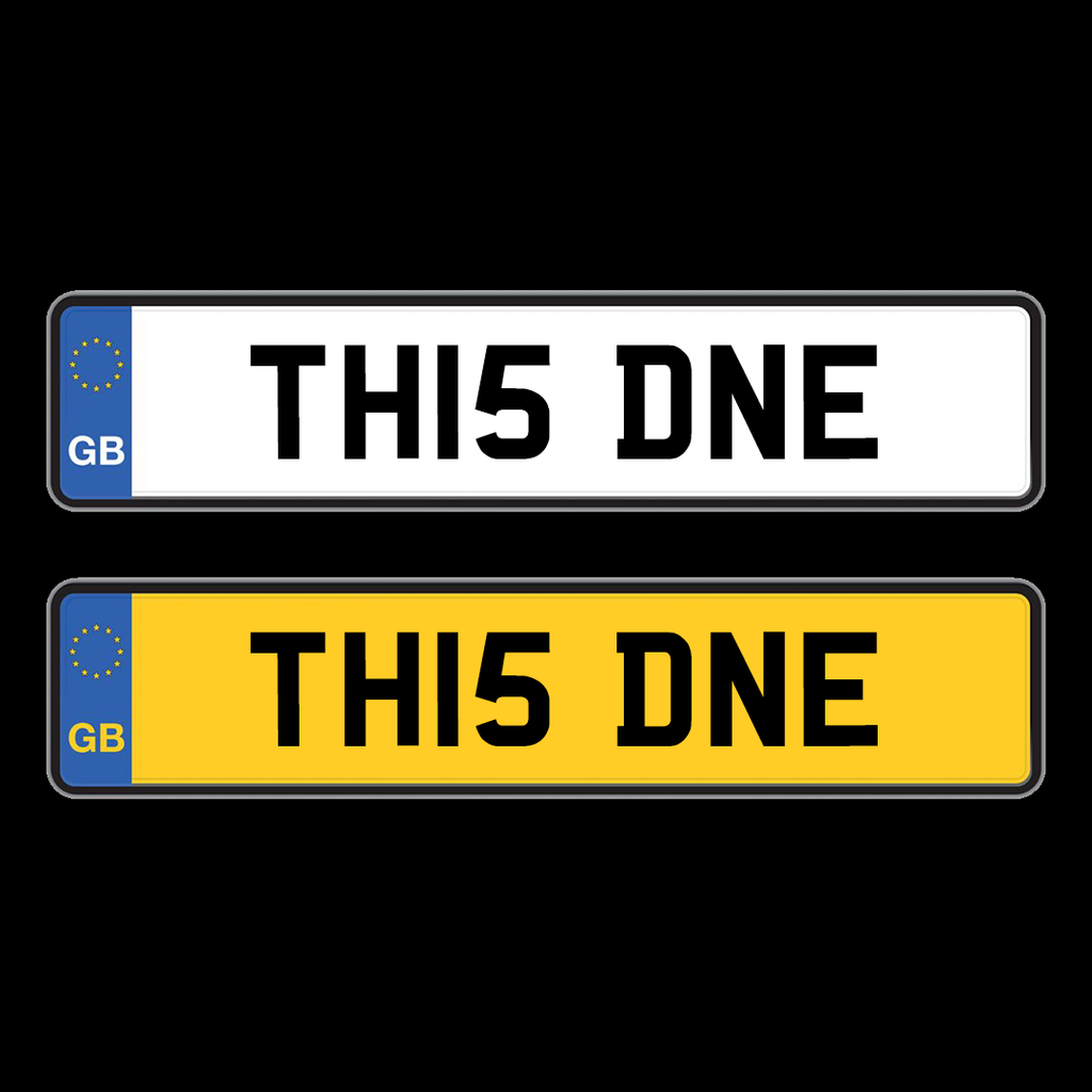 Personlised Number Plates | TH15 DNE (POA)-Plate Zilla