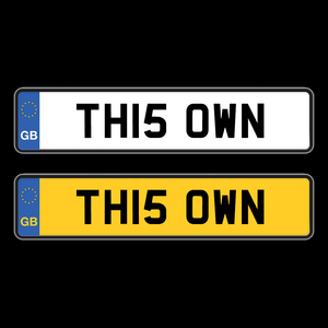 Private Registration Plates  | TH15 OWN-Plate Zilla