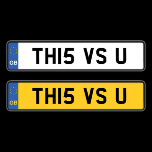 Premium Number Plates in UK | TH15 VS U-Plate Zilla