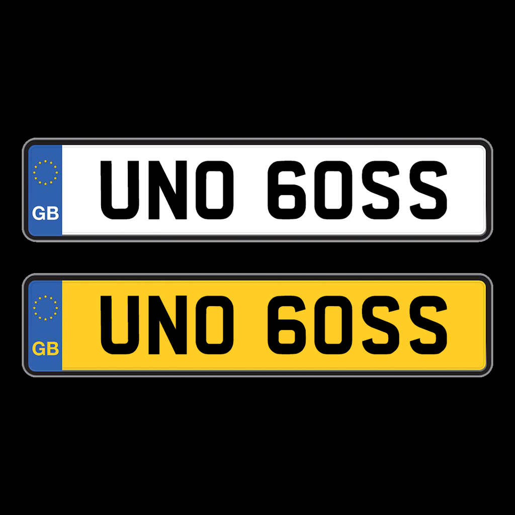Number Plates in UK | Plate Zilla || UNO 6OSS-Plate Zilla