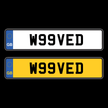 Personlised Number Plates in UK | W99VED-Plate Zilla