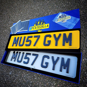 Personalised Number Plate Gift | 5D Gel Number Plates