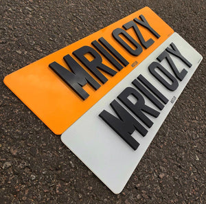 4D Acrylic Number Plates Printing-Plate Zilla