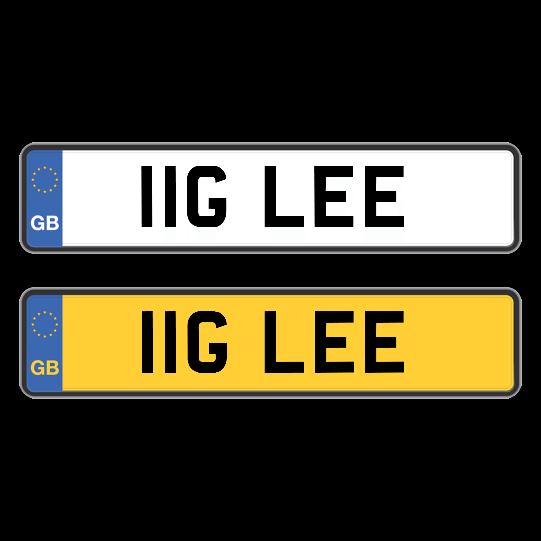 Number plates in UK