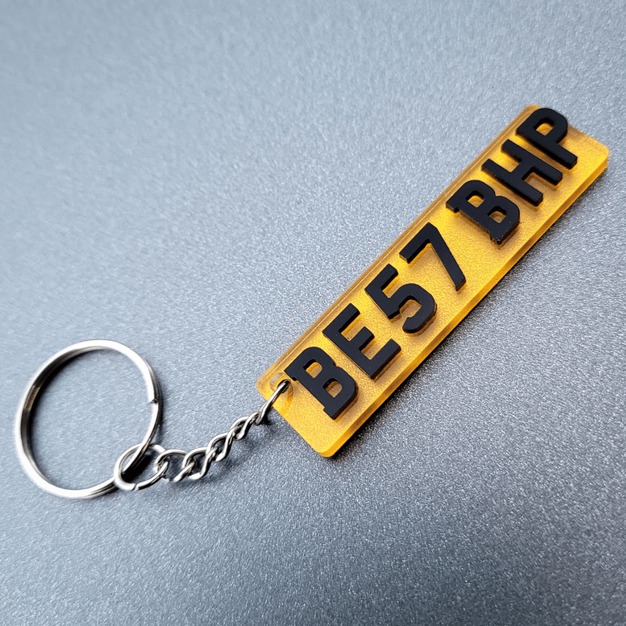 Registration 2025 plate keyring