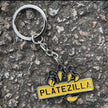 Metal Key Ring  | PLATEZILLA METAL KEYRING-Plate Zilla