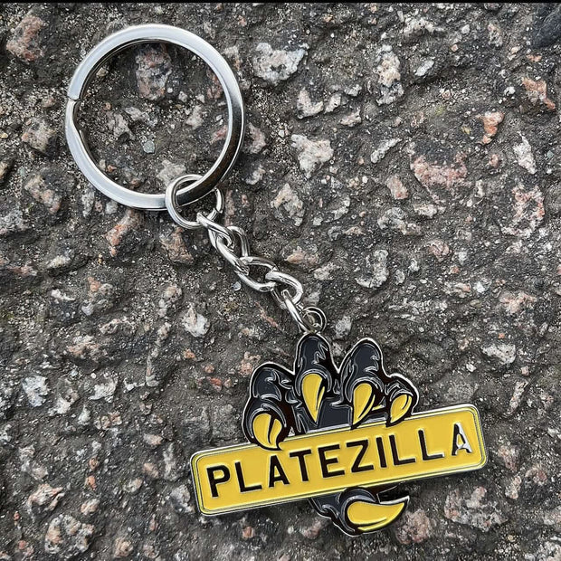 Metal Key Ring  | PLATEZILLA METAL KEYRING-Plate Zilla