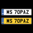 Number Plates  | MS 7OPAZ-Plate Zilla